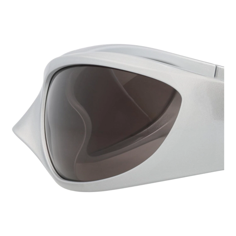 GAFAS DE SOL BALENCIAGA SHIELDFRAME BIO INJECTION PARA MUJER EN COLOR PLATEADO Y GRIS - 6