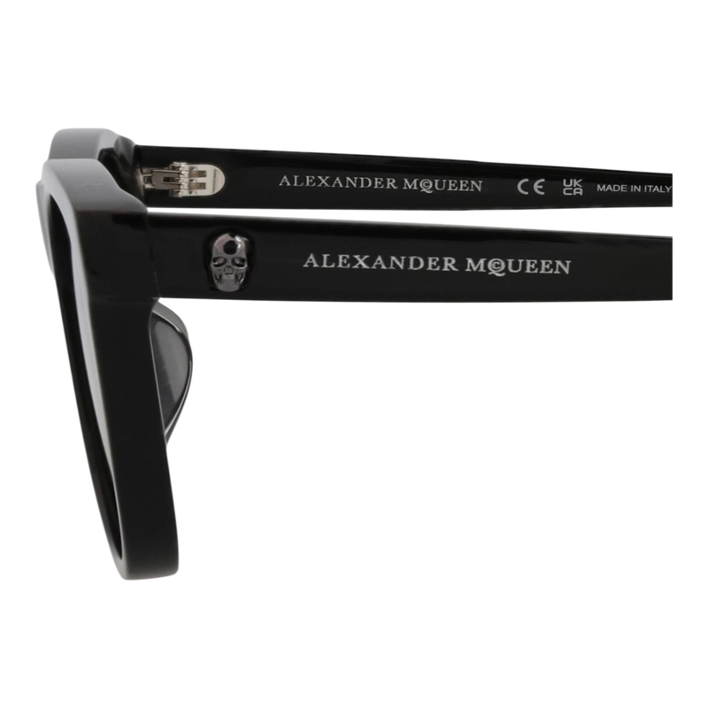 GAFAS DE SOL ALEXANDER MCQUEEN DE ACETATO CON MONTURA CUADRADA PARA HOMBRE Y MUJER EN NEGRO NEGRO - 6