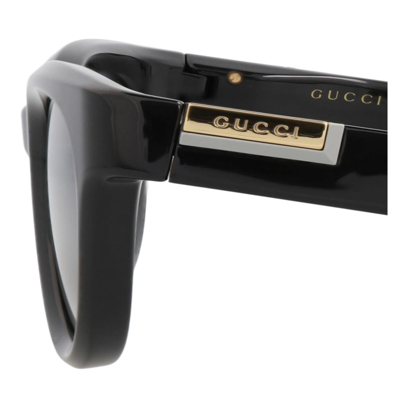 GAFAS DE SOL GUCCI DE INYECCION CON MONTURA REDONDA PARA HOMBRE EN NEGRO NEGRO Y GRIS - 4