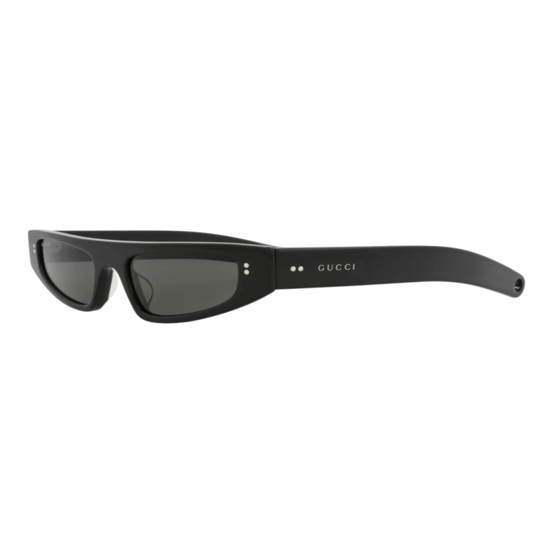 GAFAS DE SOL GUCCI DE ACETATO RECICLADO CON MONTURA DE OJO DE GATO PARA MUJER EN NEGRO NEGRO Y GRIS - 2