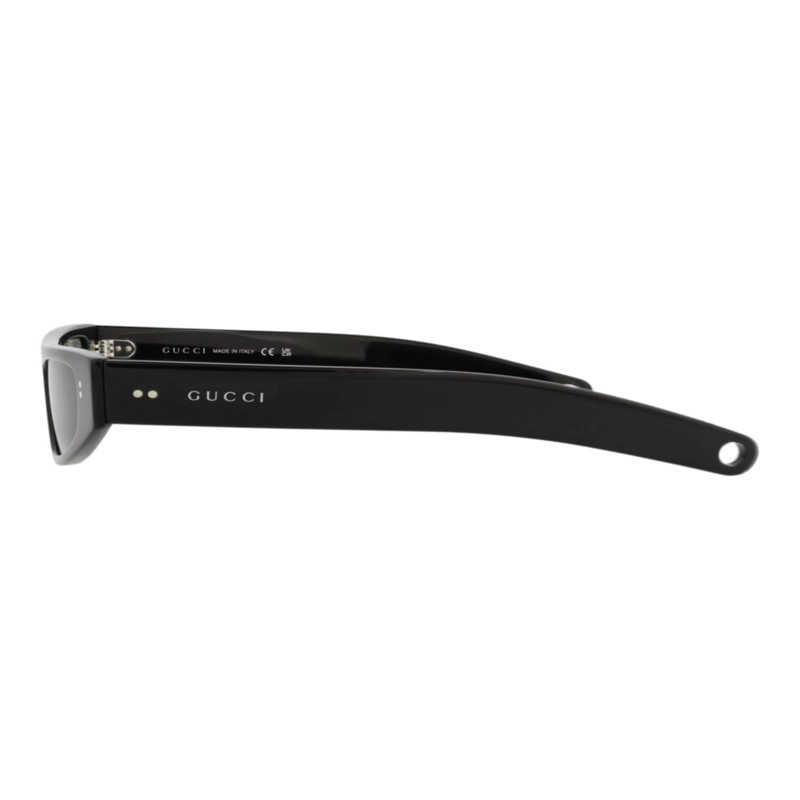 GAFAS DE SOL GUCCI DE ACETATO RECICLADO CON MONTURA DE OJO DE GATO PARA MUJER EN NEGRO NEGRO Y GRIS - 3