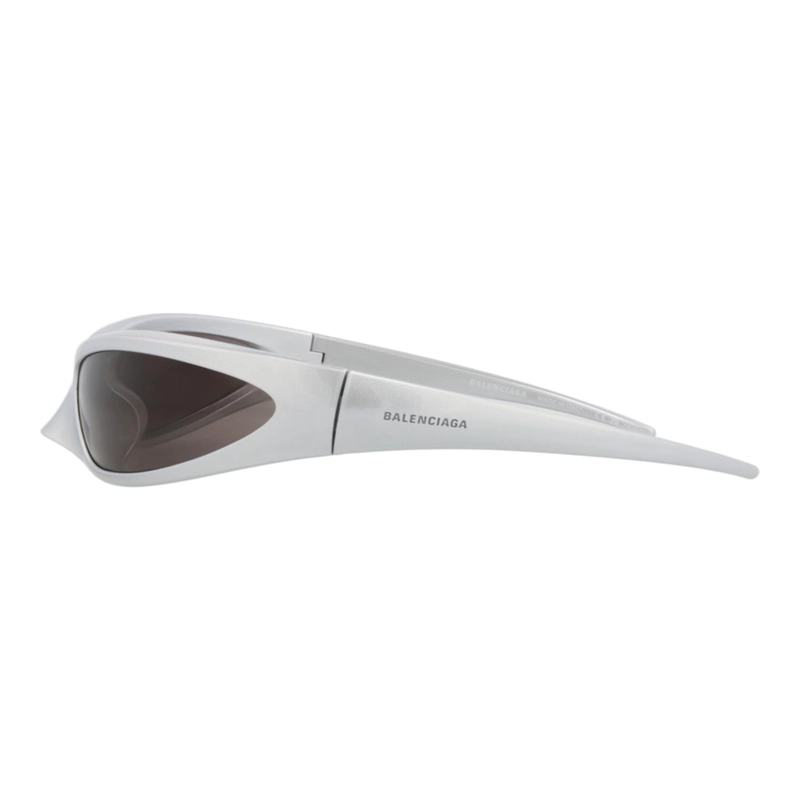 GAFAS DE SOL BALENCIAGA SHIELDFRAME BIO INJECTION PARA HOMBRE Y MUJER EN PLATA Y GRIS - 3