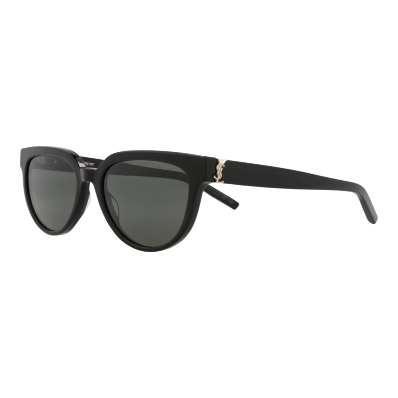 SAINT LAURENT GAFAS DE SOL DE ACETATO CON MONTURA DE GATO PARA MUJER EN NEGRO NEGRO GRIS - 2