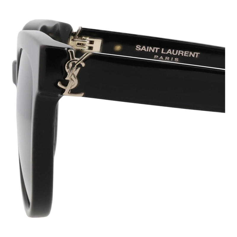 SAINT LAURENT GAFAS DE SOL DE ACETATO CON MONTURA DE GATO PARA MUJER EN NEGRO NEGRO GRIS - 4