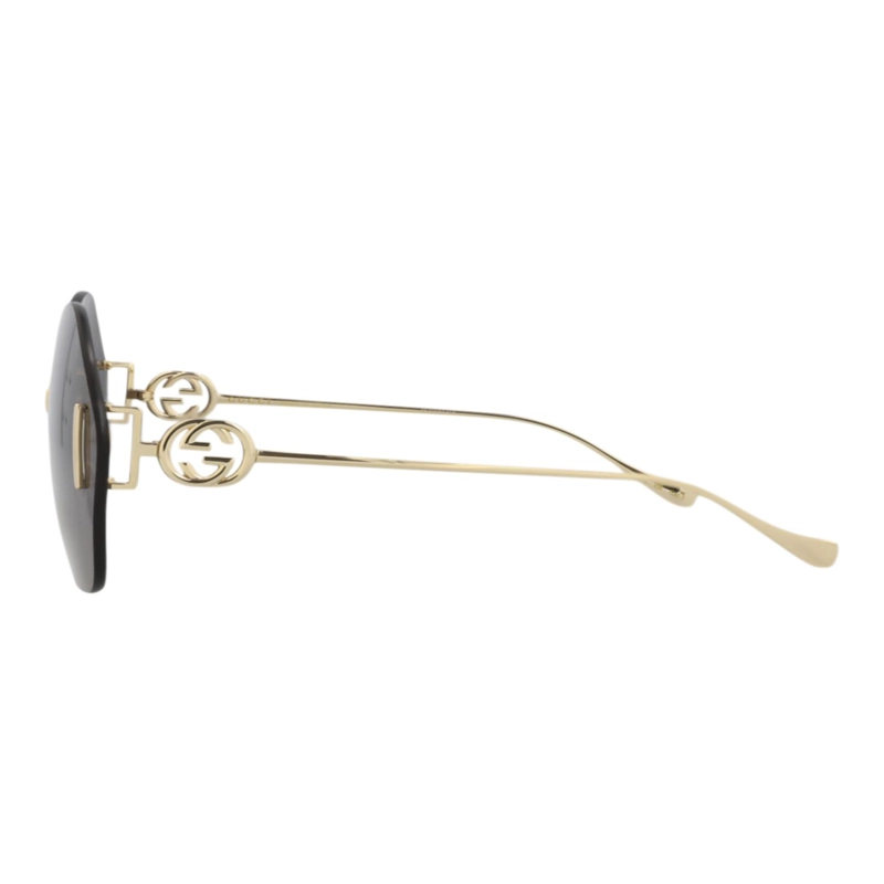 GAFAS DE SOL DE METAL CON MONTURA REDONDA DE GUCCI PARA MUJER EN DORADO DORADO - 3