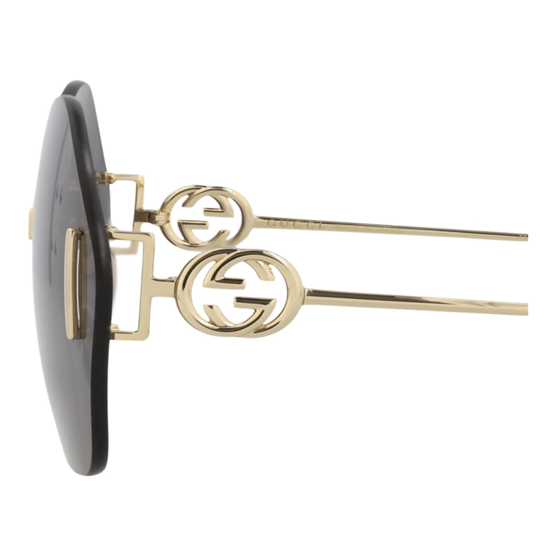 GAFAS DE SOL DE METAL CON MONTURA REDONDA DE GUCCI PARA MUJER EN DORADO DORADO - 4