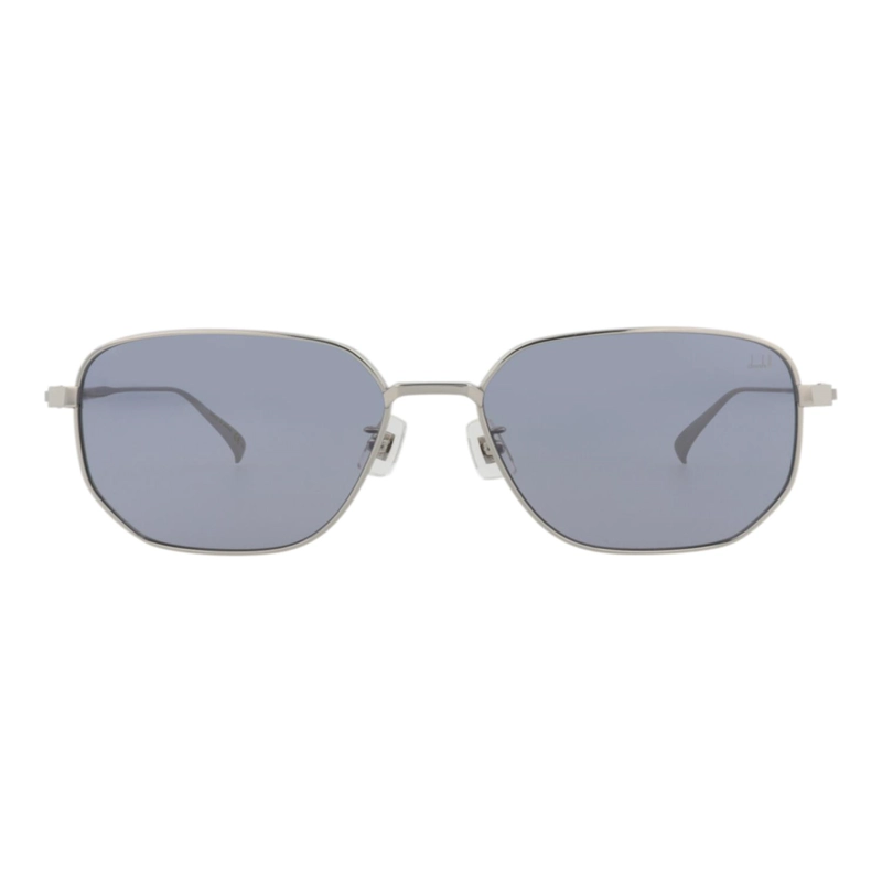 GAFAS DE SOL DUNHILL DE TITANIO CON MONTURA CUADRADA PARA HOMBRE EN PLATA PLATA AZUL CLARO - 1