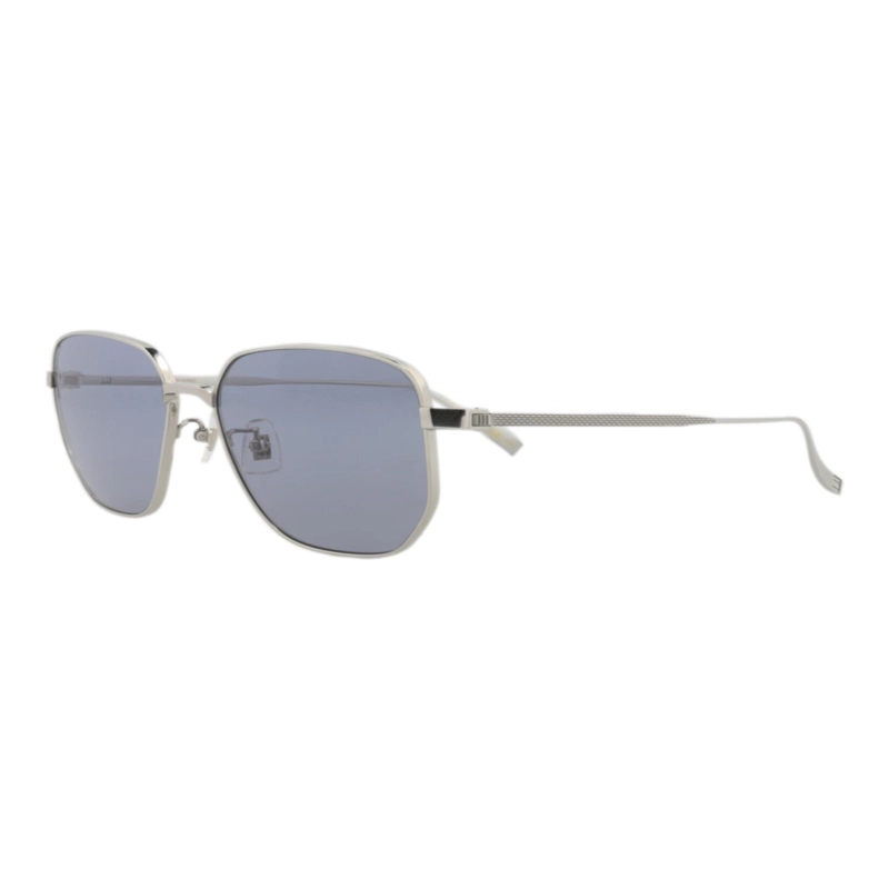 GAFAS DE SOL DUNHILL DE TITANIO CON MONTURA CUADRADA PARA HOMBRE EN PLATA PLATA AZUL CLARO - 2