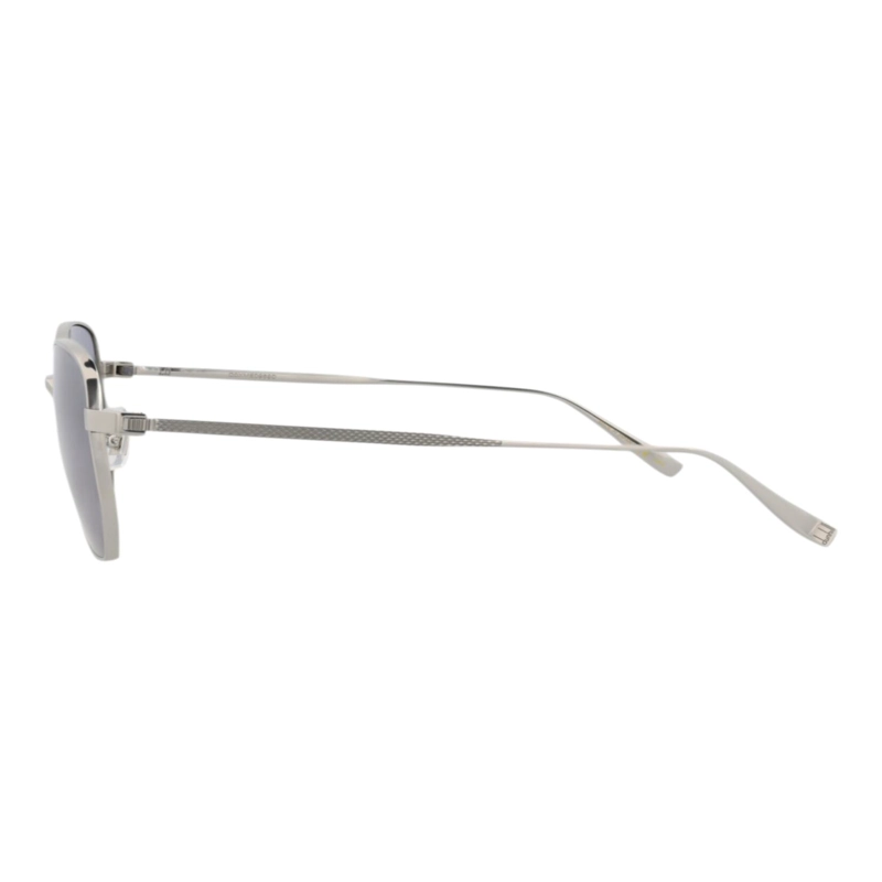 GAFAS DE SOL DUNHILL DE TITANIO CON MONTURA CUADRADA PARA HOMBRE EN PLATA PLATA AZUL CLARO - 3