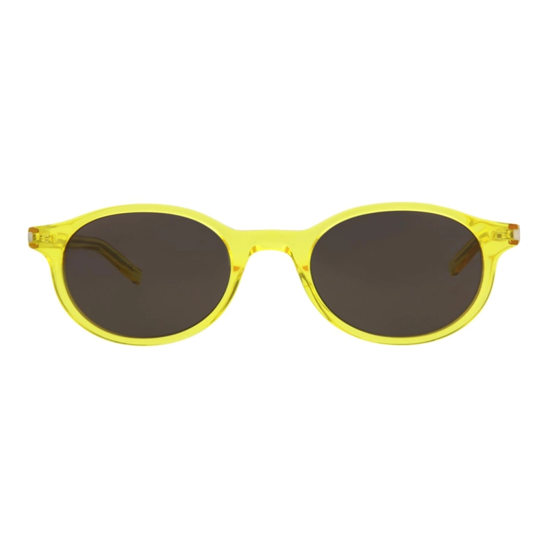 GAFAS DE SOL SAINT LAURENT DE ACETATO CON MONTURA REDONDA PARA HOMBRE Y MUJER EN AMARILLO AMARILLO - 1