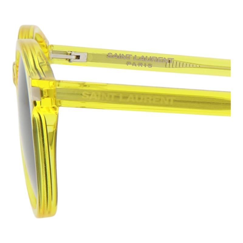 GAFAS DE SOL SAINT LAURENT DE ACETATO CON MONTURA REDONDA PARA HOMBRE Y MUJER EN AMARILLO AMARILLO - 6