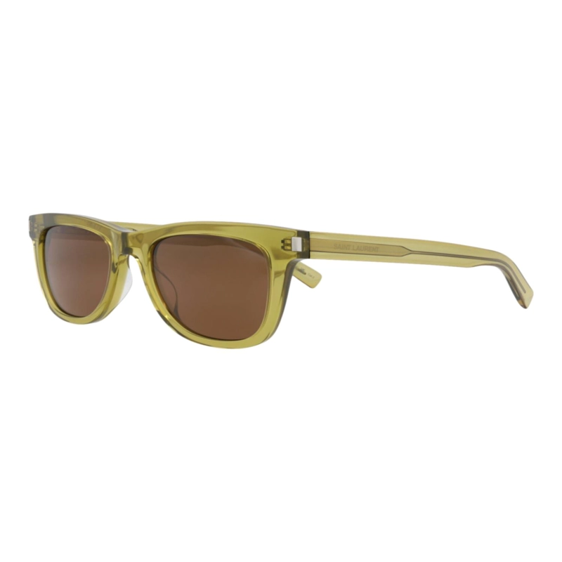 GAFAS DE SOL SAINT LAURENT DE ACETATO RECICLADO CON MONTURA CUADRADA PARA HOMBRE Y MUJER EN VERDE - 2