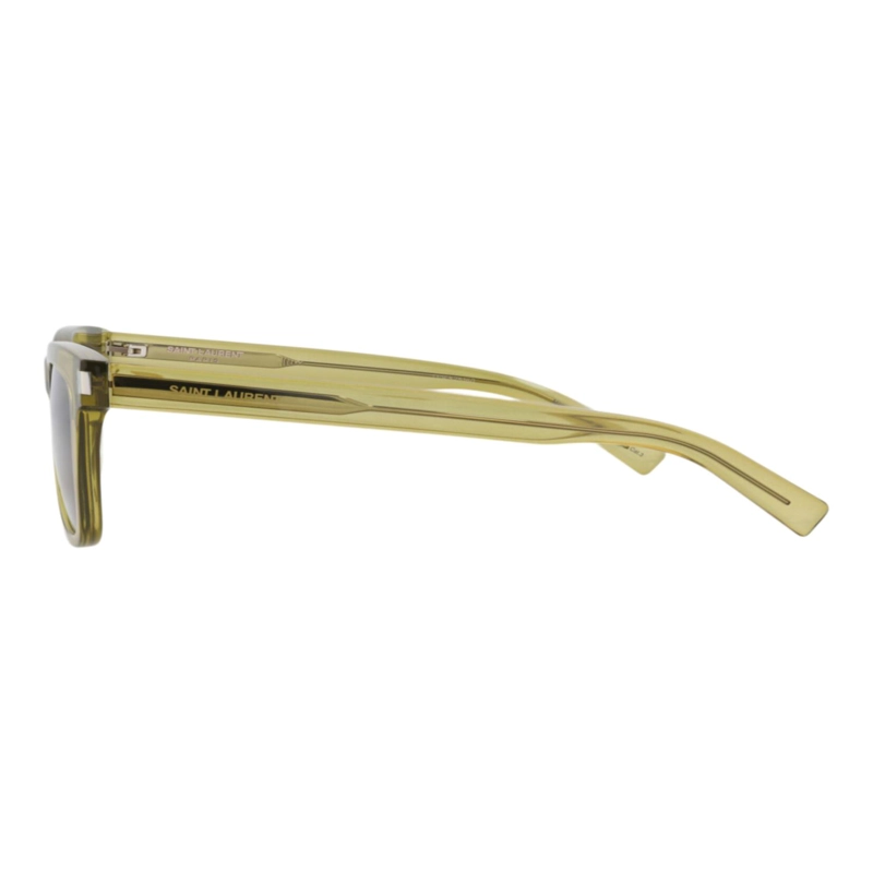GAFAS DE SOL SAINT LAURENT DE ACETATO RECICLADO CON MONTURA CUADRADA PARA HOMBRE Y MUJER EN VERDE - 3