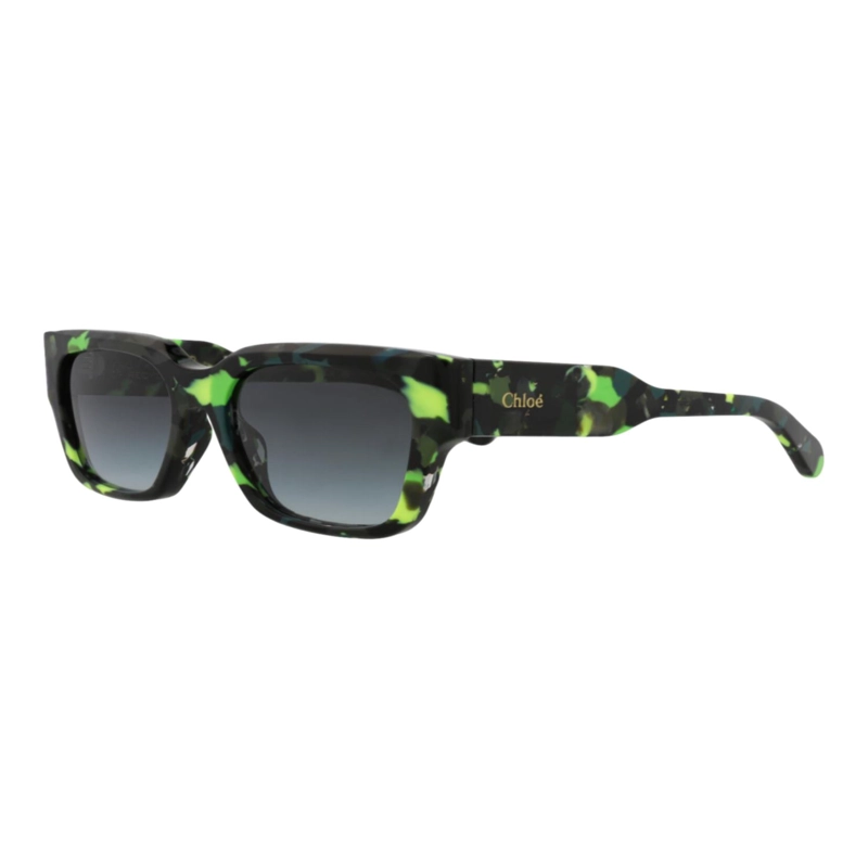 GAFAS DE SOL CHLOE  DE ACETATO RECICLADO CON MONTURA CUADRADA PARA MUJER EN VERDE VERDE Y GRIS - 2