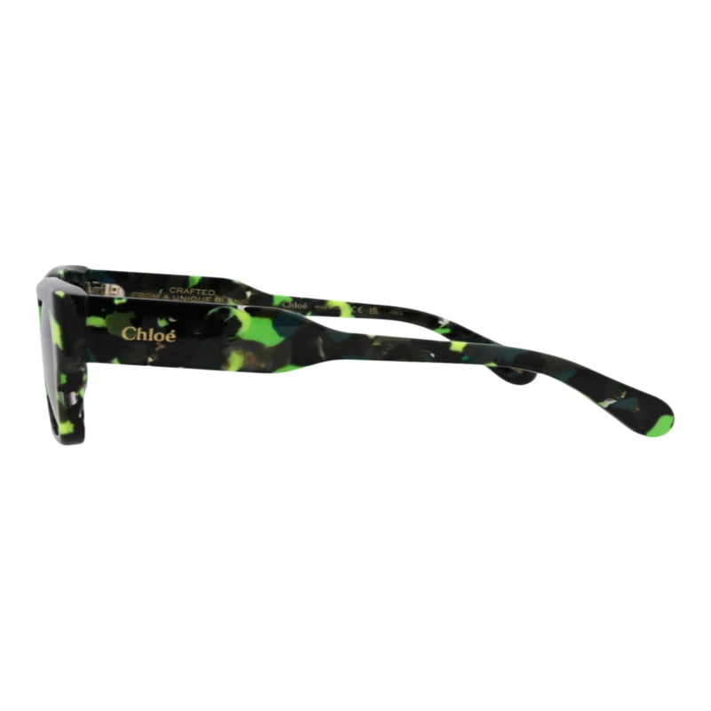 GAFAS DE SOL CHLOE  DE ACETATO RECICLADO CON MONTURA CUADRADA PARA MUJER EN VERDE VERDE Y GRIS - 3