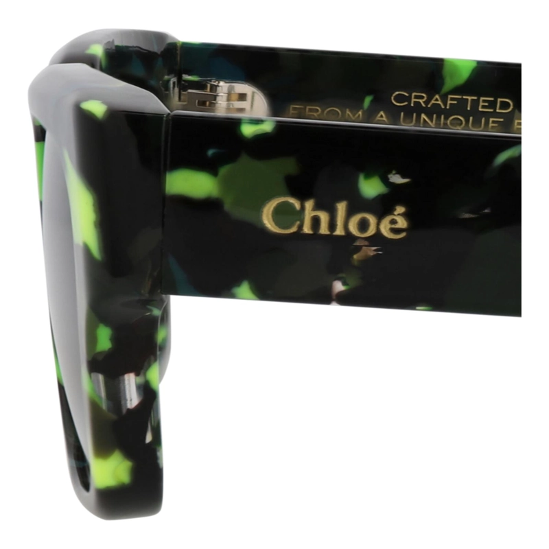 GAFAS DE SOL CHLOE  DE ACETATO RECICLADO CON MONTURA CUADRADA PARA MUJER EN VERDE VERDE Y GRIS - 4