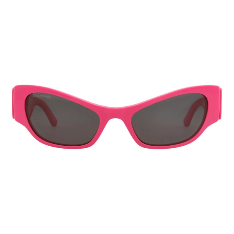 GAFAS DE SOL BALENCIAGA DE ACETATO RECICLADO CON MONTURA DE OJO DE GATO PARA MUJER EN GRIS FUCSIA - 1