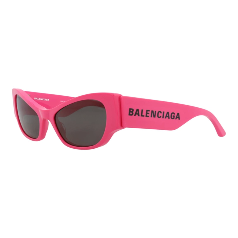 GAFAS DE SOL BALENCIAGA DE ACETATO RECICLADO CON MONTURA DE OJO DE GATO PARA MUJER EN GRIS FUCSIA - 2