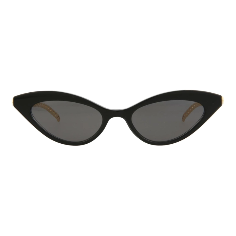 GAFAS DE SOL DE ACETATO CON MONTURA DE GATO GUCCI PARA MUJER EN NEGRO DORADO GRIS - 1