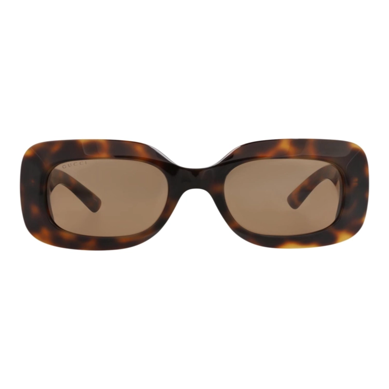 GAFAS DE SOL GUCCI DE ACETATO RECICLADO CON MONTURA CUADRADA PARA MUJER EN HAVANA HAVANA BROWN - 1