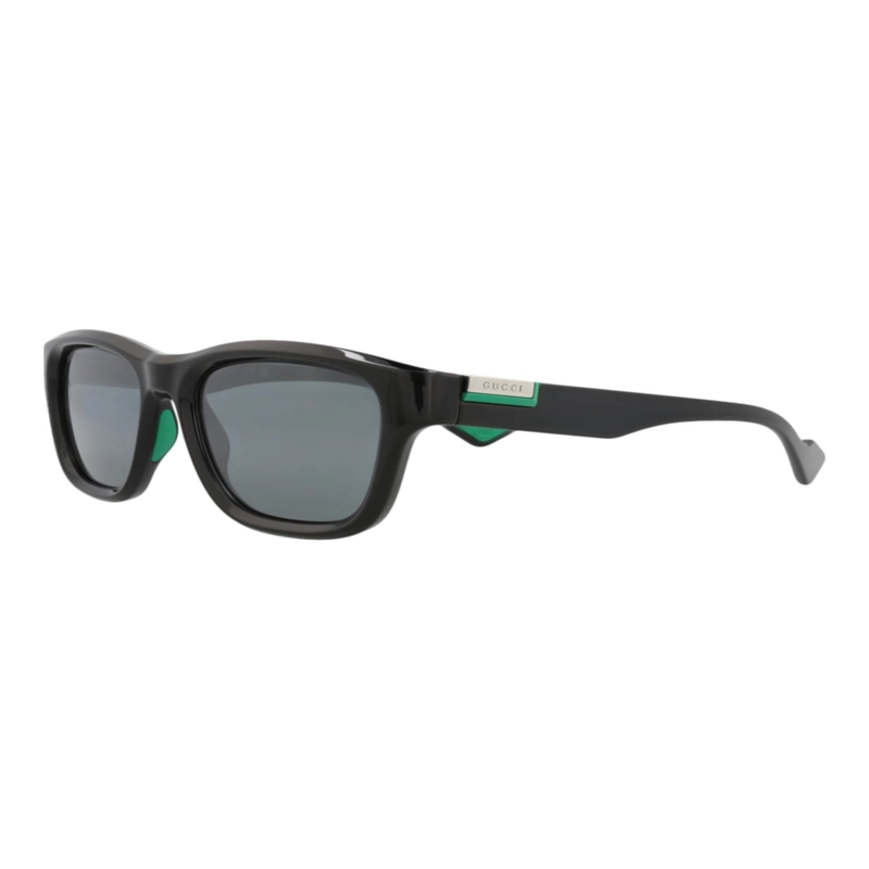 GAFAS DE SOL GUCCI DE INYECCION CON MONTURA CUADRADA PARA HOMBRE EN NEGRO NEGRO Y GRIS - 2
