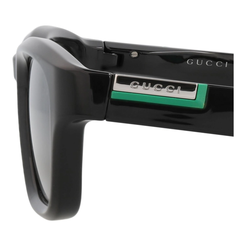 GAFAS DE SOL GUCCI DE INYECCION CON MONTURA CUADRADA PARA HOMBRE EN NEGRO NEGRO Y GRIS - 4