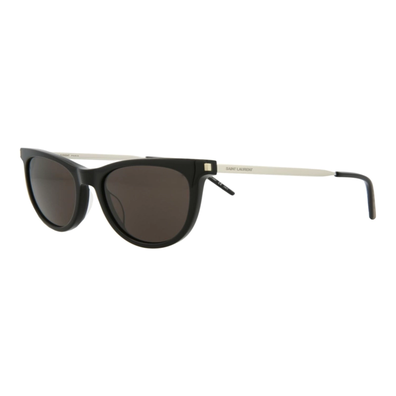 SAINT LAURENT GAFAS DE SOL DE ACETATO CON MONTURA DE GATO PARA MUJER EN NEGRO PLATEADO NEGRO - 4