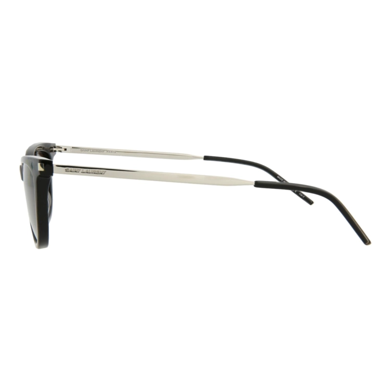 SAINT LAURENT GAFAS DE SOL DE ACETATO CON MONTURA DE GATO PARA MUJER EN NEGRO PLATEADO NEGRO - 5