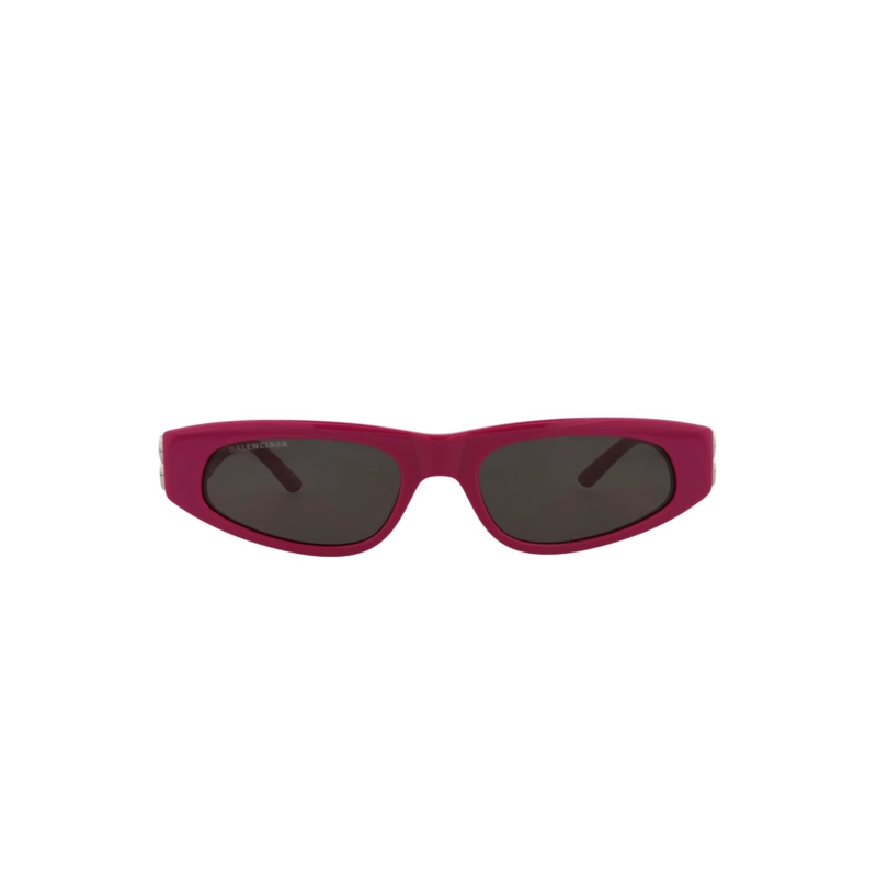 GAFAS DE SOL BALENCIAGA DE ACETATO RECICLADO CON MONTURA DE OJO DE GATO PARA MUJER EN FUCSIA Y GRIS - 1