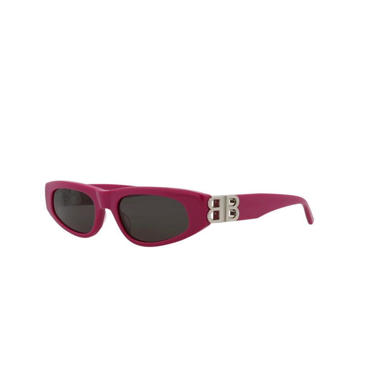 GAFAS DE SOL BALENCIAGA DE ACETATO RECICLADO CON MONTURA DE OJO DE GATO PARA MUJER EN FUCSIA Y GRIS - 2