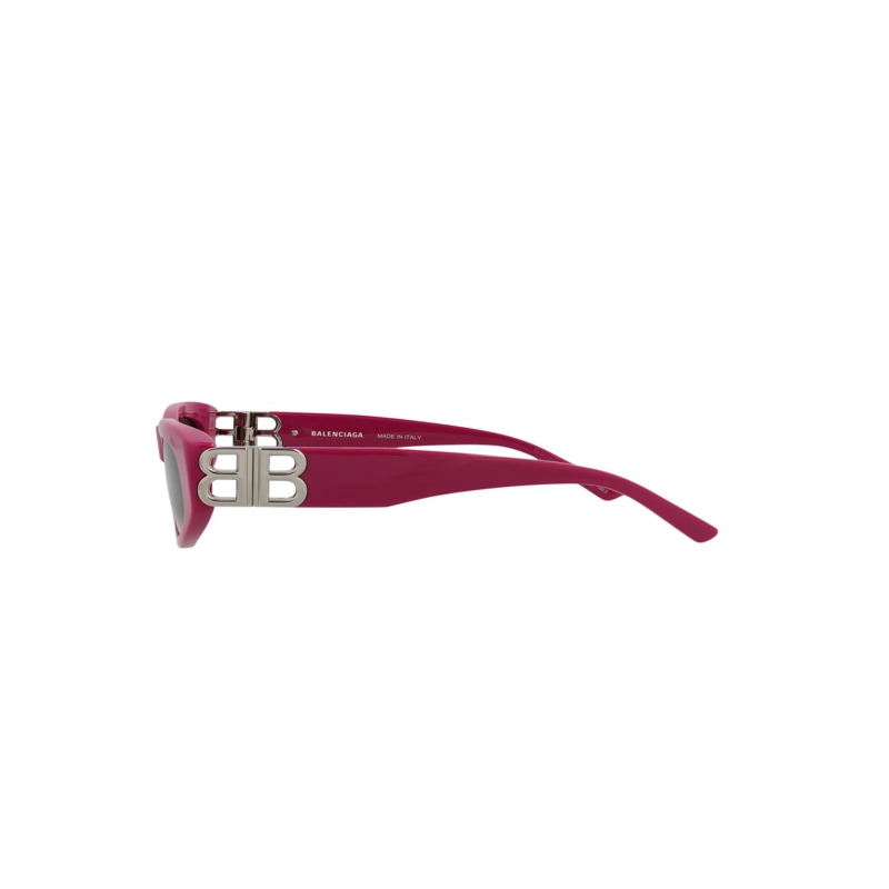 GAFAS DE SOL BALENCIAGA DE ACETATO RECICLADO CON MONTURA DE OJO DE GATO PARA MUJER EN FUCSIA Y GRIS - 3