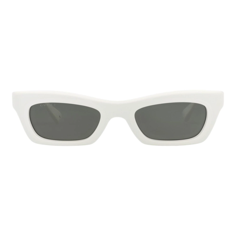 GAFAS DE SOL GUCCI DE ACETATO RECICLADO CON MONTURA DE OJO DE GATO PARA MUJER EN BLANCO BLANCO - 1