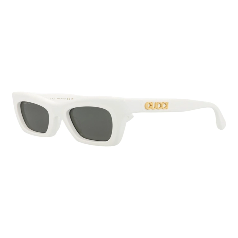 GAFAS DE SOL GUCCI DE ACETATO RECICLADO CON MONTURA DE OJO DE GATO PARA MUJER EN BLANCO BLANCO - 2