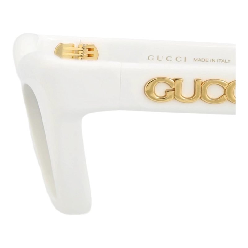 GAFAS DE SOL GUCCI DE ACETATO RECICLADO CON MONTURA DE OJO DE GATO PARA MUJER EN BLANCO BLANCO - 6