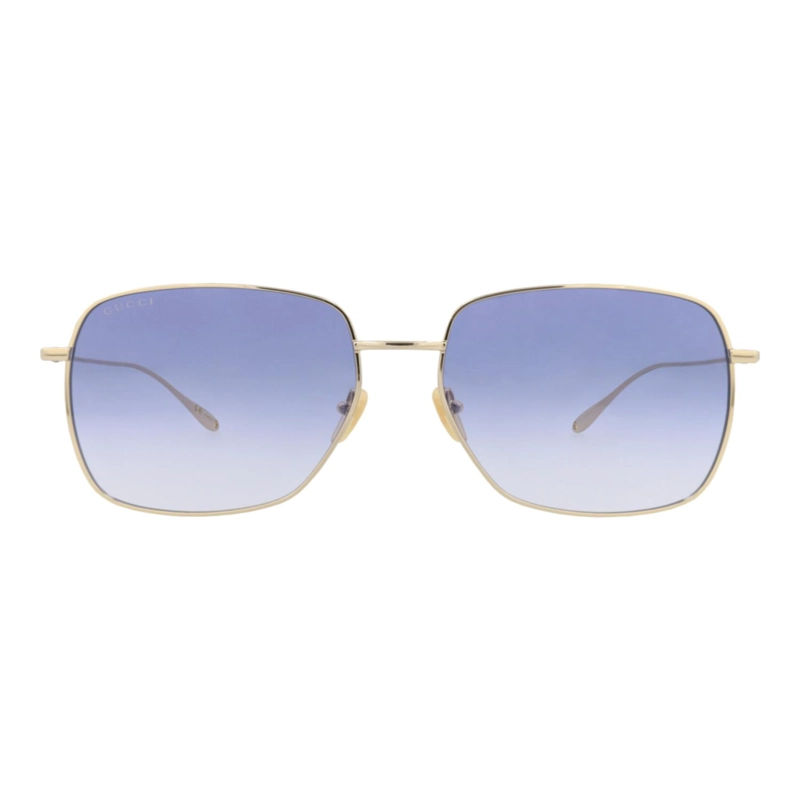 GAFAS DE SOL DE METAL CON MONTURA CUADRADA GUCCI PARA MUJER EN DORADO DORADO VIOLETA - 1