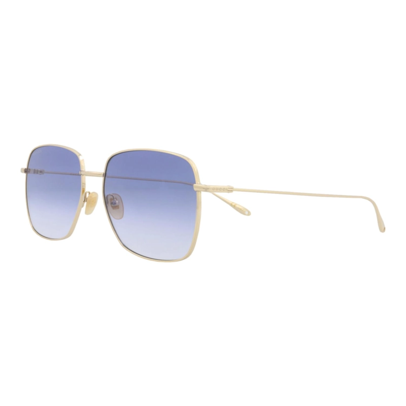 GAFAS DE SOL DE METAL CON MONTURA CUADRADA GUCCI PARA MUJER EN DORADO DORADO VIOLETA - 2