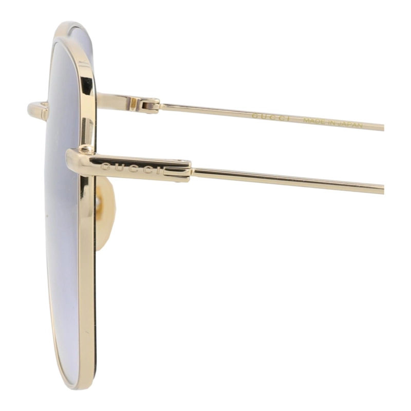 GAFAS DE SOL DE METAL CON MONTURA CUADRADA GUCCI PARA MUJER EN DORADO DORADO VIOLETA - 4