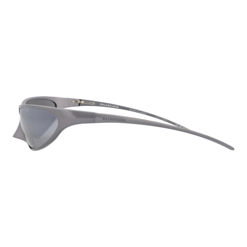 GAFAS DE SOL BALENCIAGA DE ALUMINIO CON MARCO BLINDADO PARA HOMBRE Y MUJER EN GRIS GRIS Y GRIS - 3