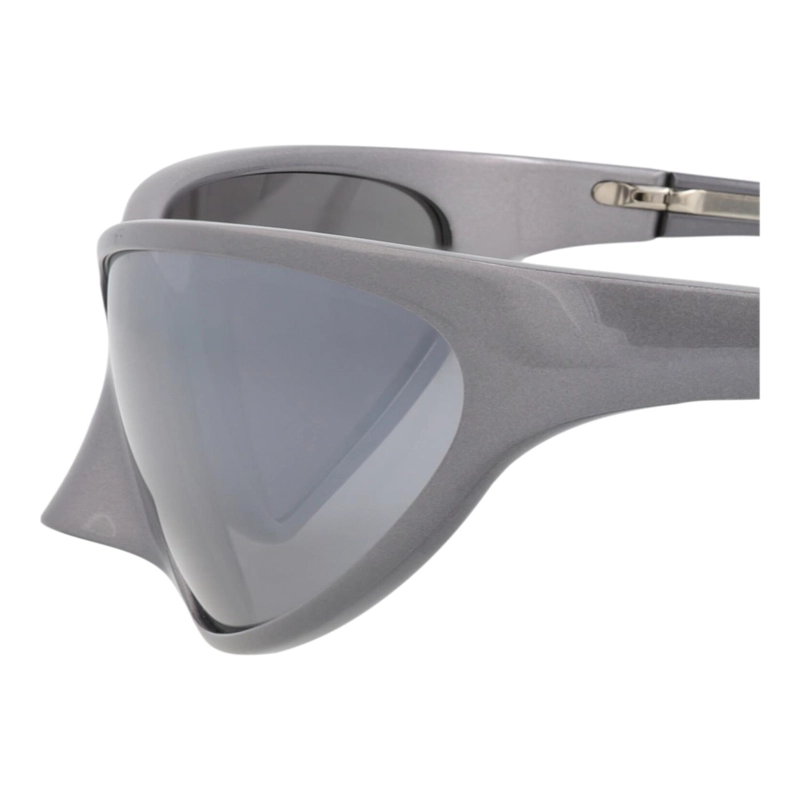 GAFAS DE SOL BALENCIAGA DE ALUMINIO CON MARCO BLINDADO PARA HOMBRE Y MUJER EN GRIS GRIS Y GRIS - 6