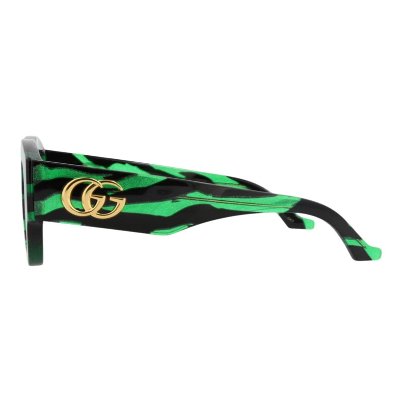 GAFAS DE SOL GUCCI DE ACETATO RECICLADO CON MONTURA CUADRADA PARA MUJER EN NEGRO NEGRO Y GRIS - 3