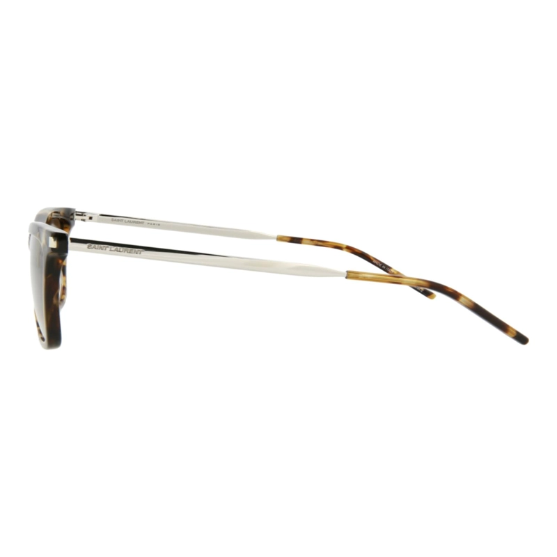 GAFAS DE SOL SAINT LAURENT DE ACETATO CON MONTURA CUADRADA PARA MUJER EN HAVANA SILVER BROWN - 3