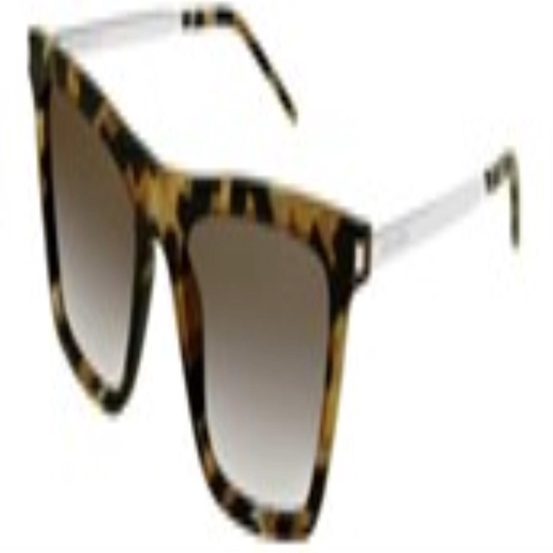 GAFAS DE SOL SAINT LAURENT DE ACETATO CON MONTURA CUADRADA PARA MUJER EN HAVANA SILVER BROWN - 6