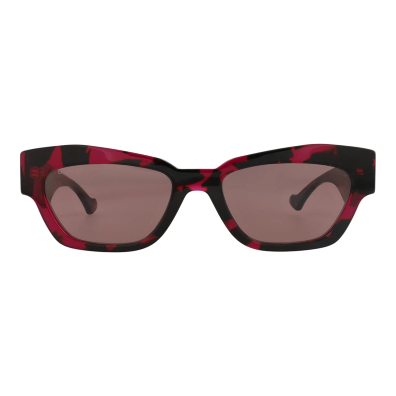 GAFAS DE SOL GUCCI DE ACETATO RECICLADO CON MONTURA DE OJO DE GATO PARA MUJER EN HAVANA HAVANA BROWN - 1