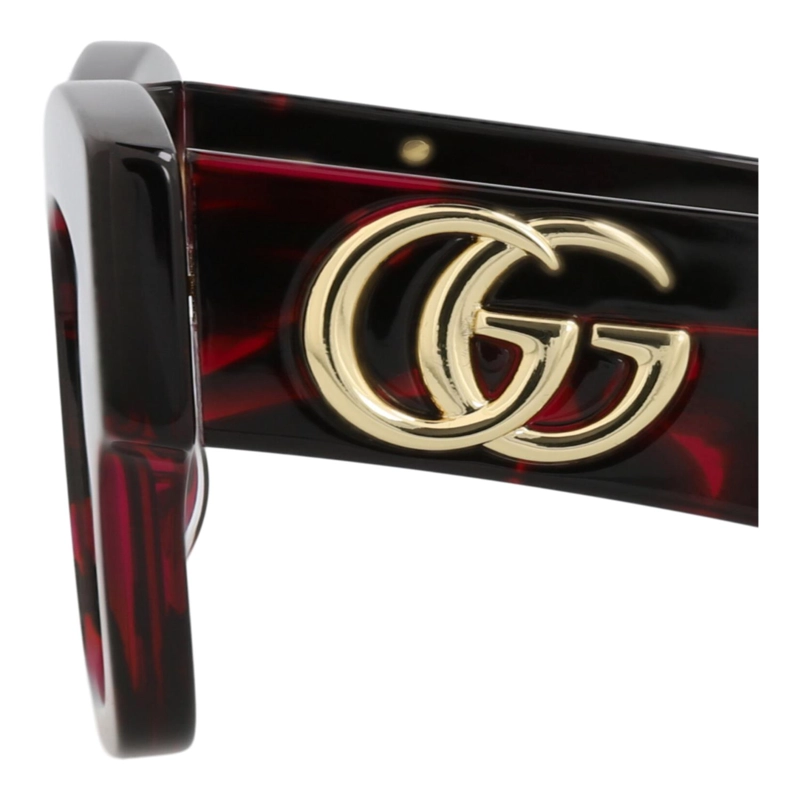 GAFAS DE SOL GUCCI DE ACETATO RECICLADO CON MONTURA DE OJO DE GATO PARA MUJER EN HAVANA HAVANA BROWN - 4