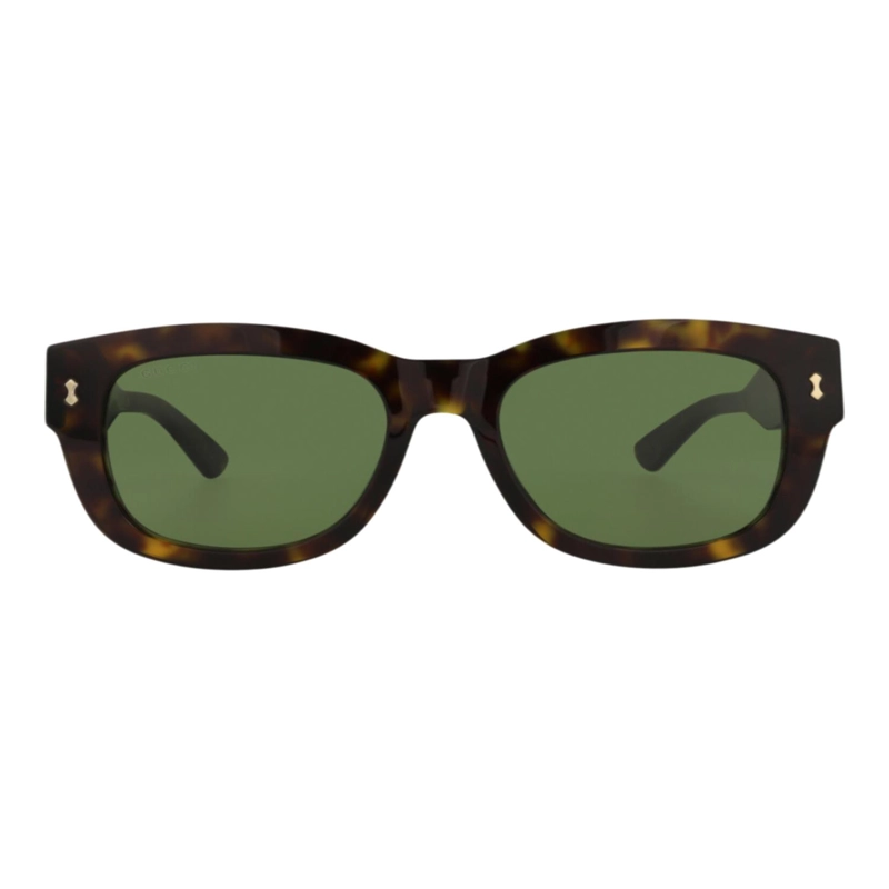 GAFAS DE SOL GUCCI DE BIOACETATO CON MONTURA CUADRADA PARA HOMBRE EN HAVANA HAVANA GREEN - 1