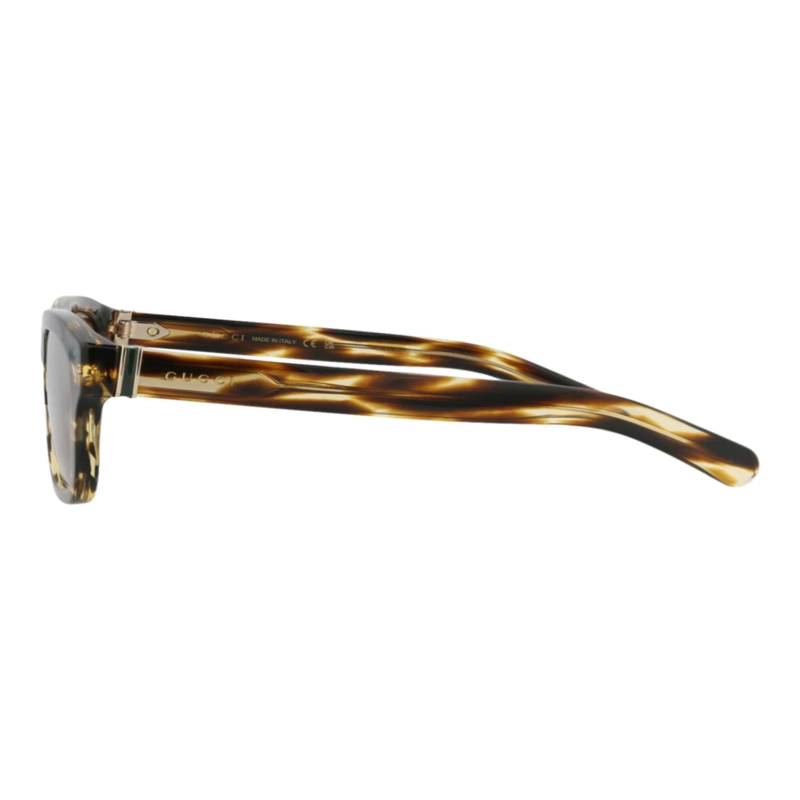 GAFAS DE SOL GUCCI DE ACETATO RECICLADO CON MONTURA CUADRADA PARA HOMBRE EN HAVANA HAVANA BROWN - 3