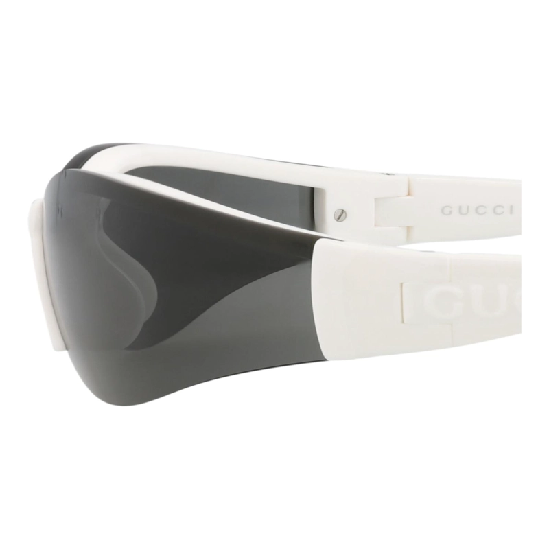 GAFAS DE SOL GUCCI SHIELDFRAME INJECTION PARA MUJER EN BLANCO BLANCO Y GRIS - 4