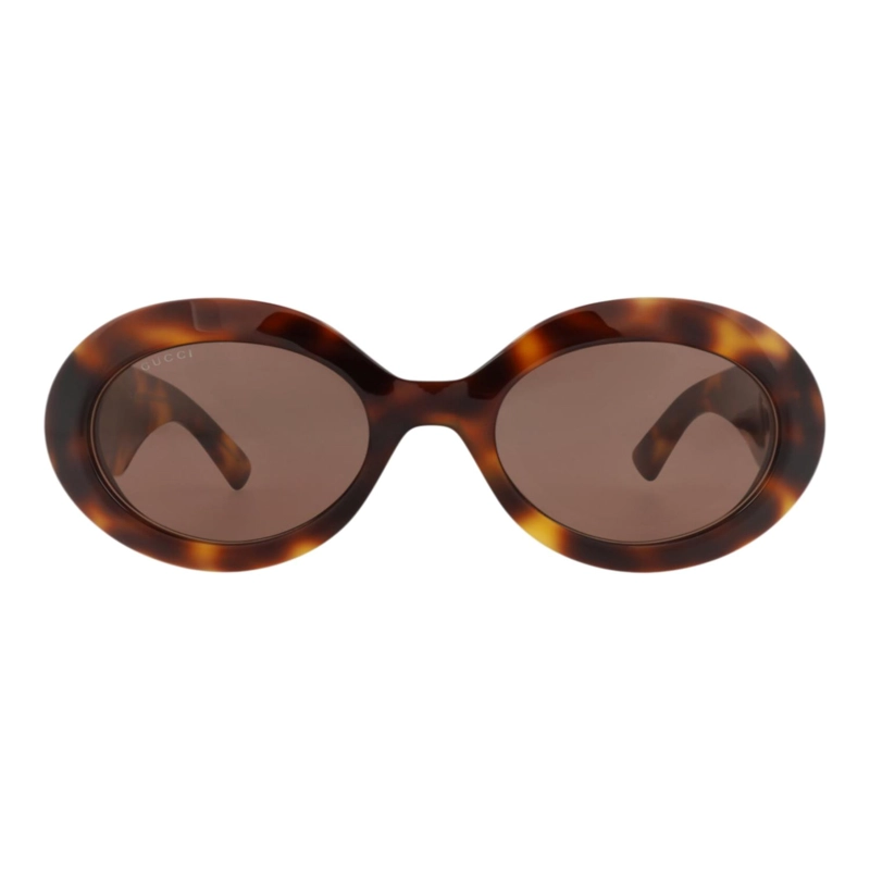 GAFAS DE SOL GUCCI DE ACETATO RECICLADO CON MONTURA REDONDA PARA MUJER EN HAVANA HAVANA BROWN - 1