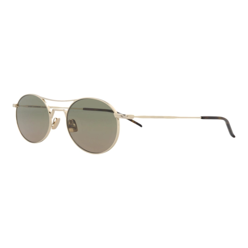GAFAS DE SOL SAINT LAURENT DE METAL CON MONTURA REDONDA PARA HOMBRE EN DORADO DORADO Y VERDE - 2