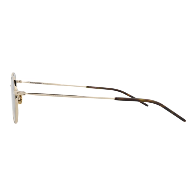 GAFAS DE SOL SAINT LAURENT DE METAL CON MONTURA REDONDA PARA HOMBRE EN DORADO DORADO Y VERDE - 3